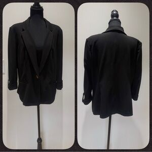 NYCC Black Polyester Blazer